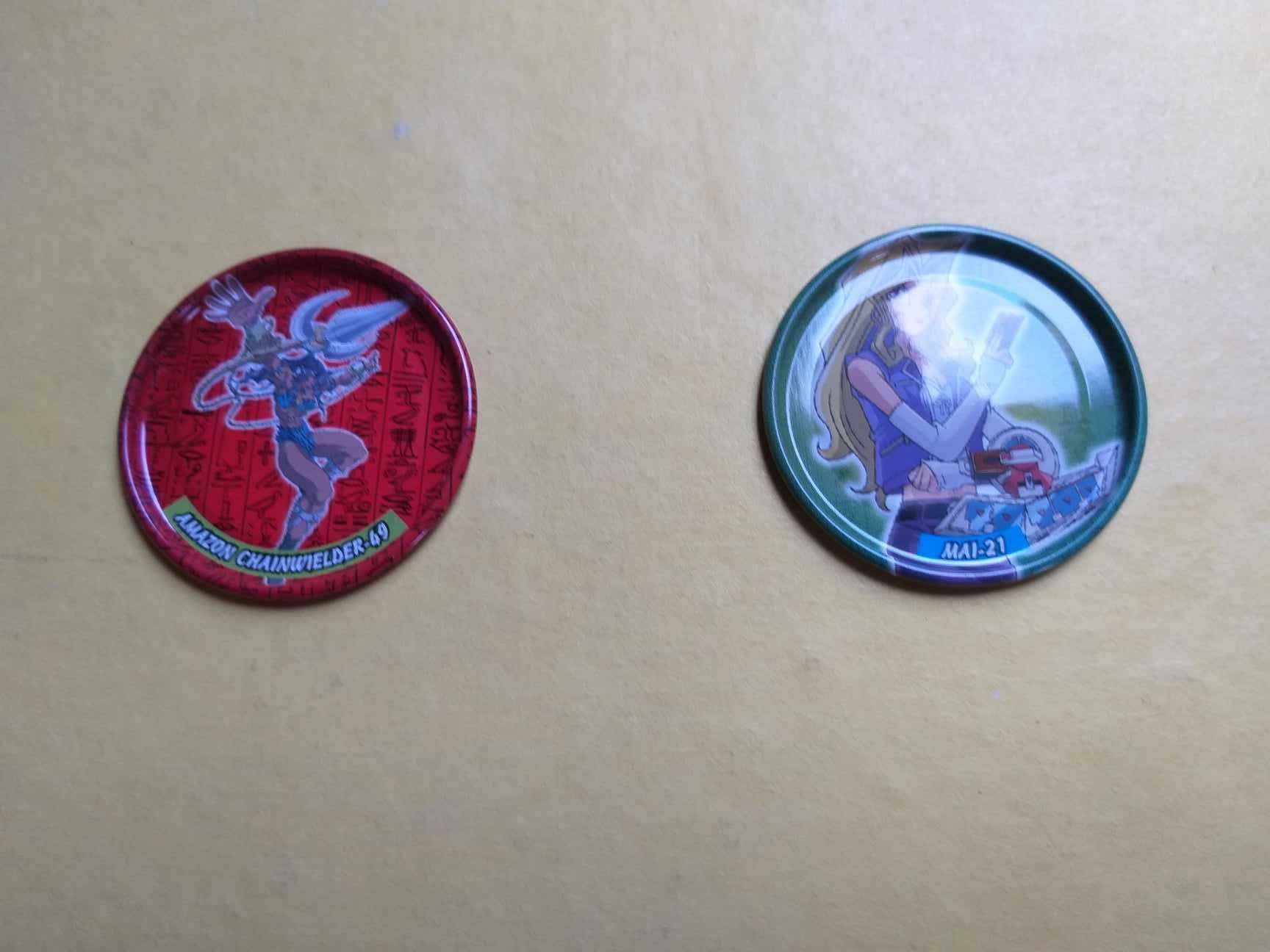 Yu-Gi-Oh metal tazos