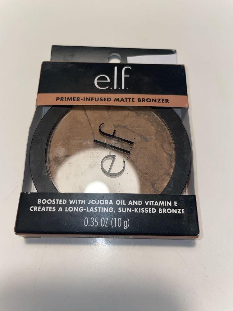 Elf primer infused bronzer 10g tan o’clock 1202