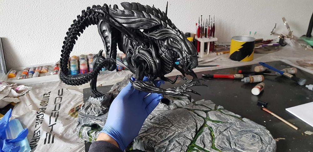 Alien e Alien Vs Predator - Estátuas
