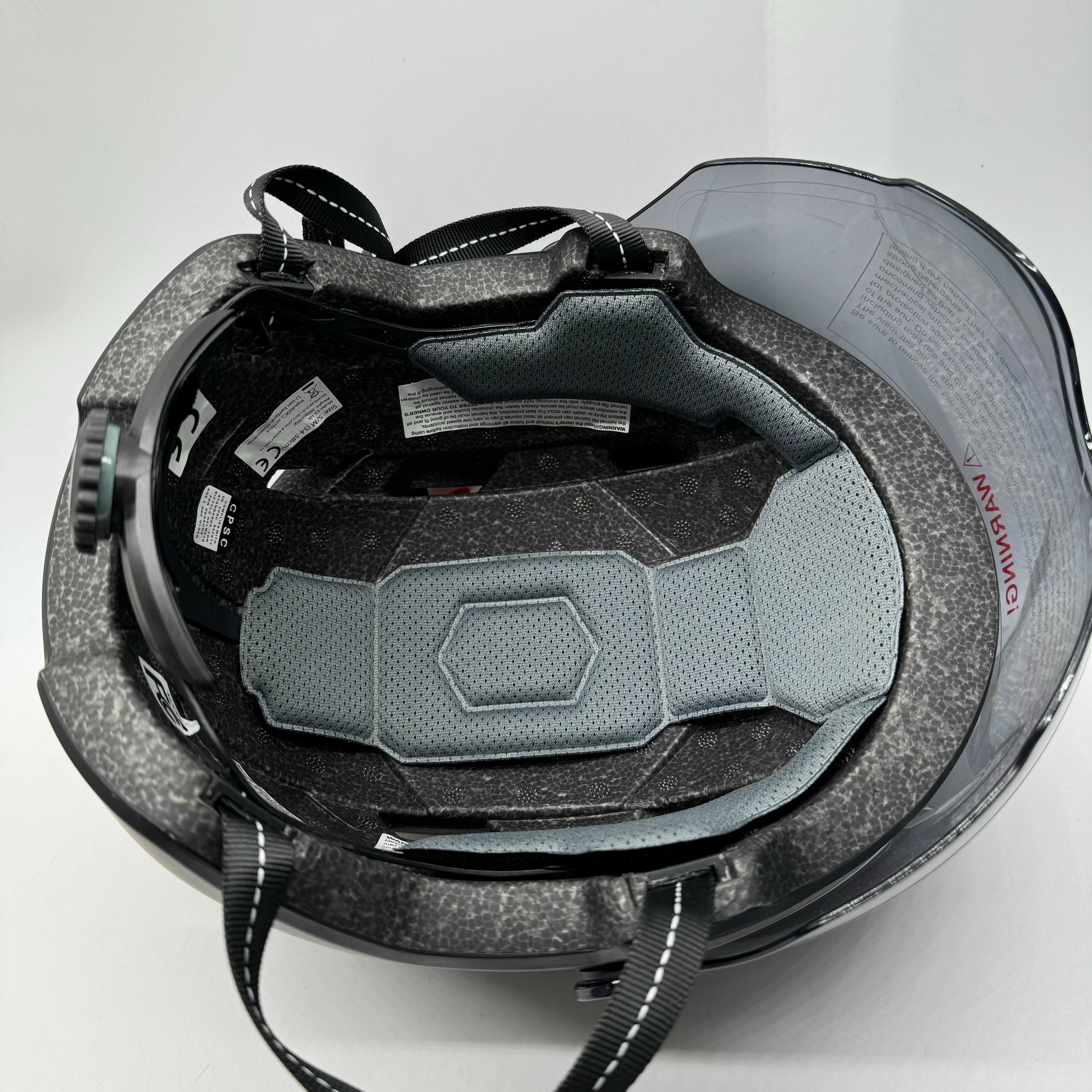 ILM Kask rowerowy dla dorosłych z ładowanym przez USB LED z  światłem