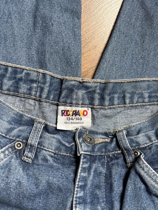 Jeansy chłopięce 140