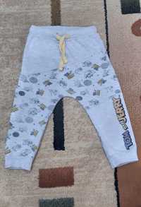 Spodnie chłopięce niemowlęce dresy Tom i Jerry r. 86