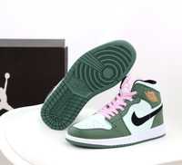 Buty Nike Air Jordan 1 Mid Dutch Green 36-40 damskie trampki