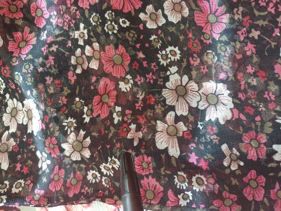 Bluzka damska letnia elegancka w kwiatki