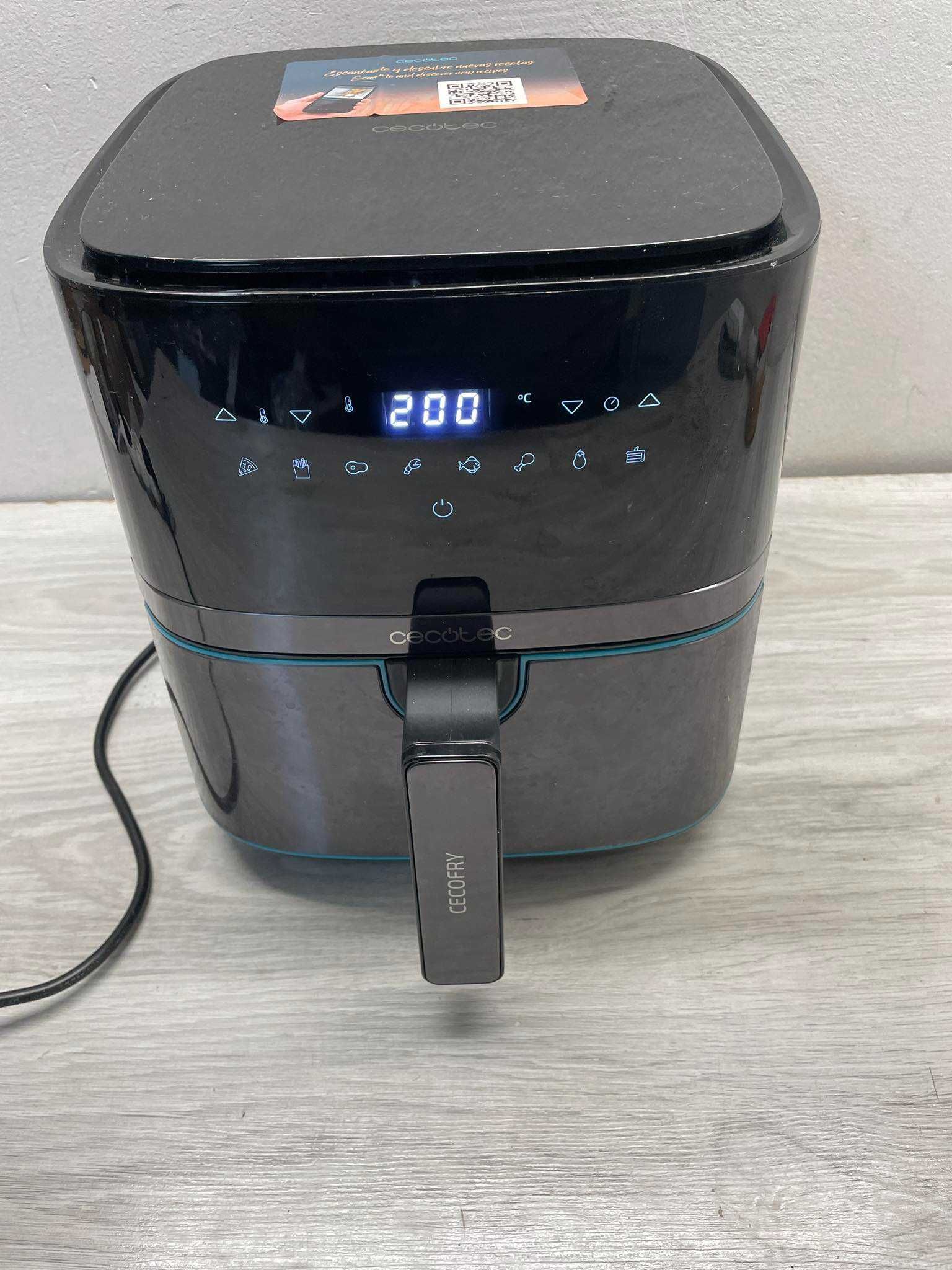 Frytkownica beztłuszczowa air fryer Cecotec 5,5 l używana