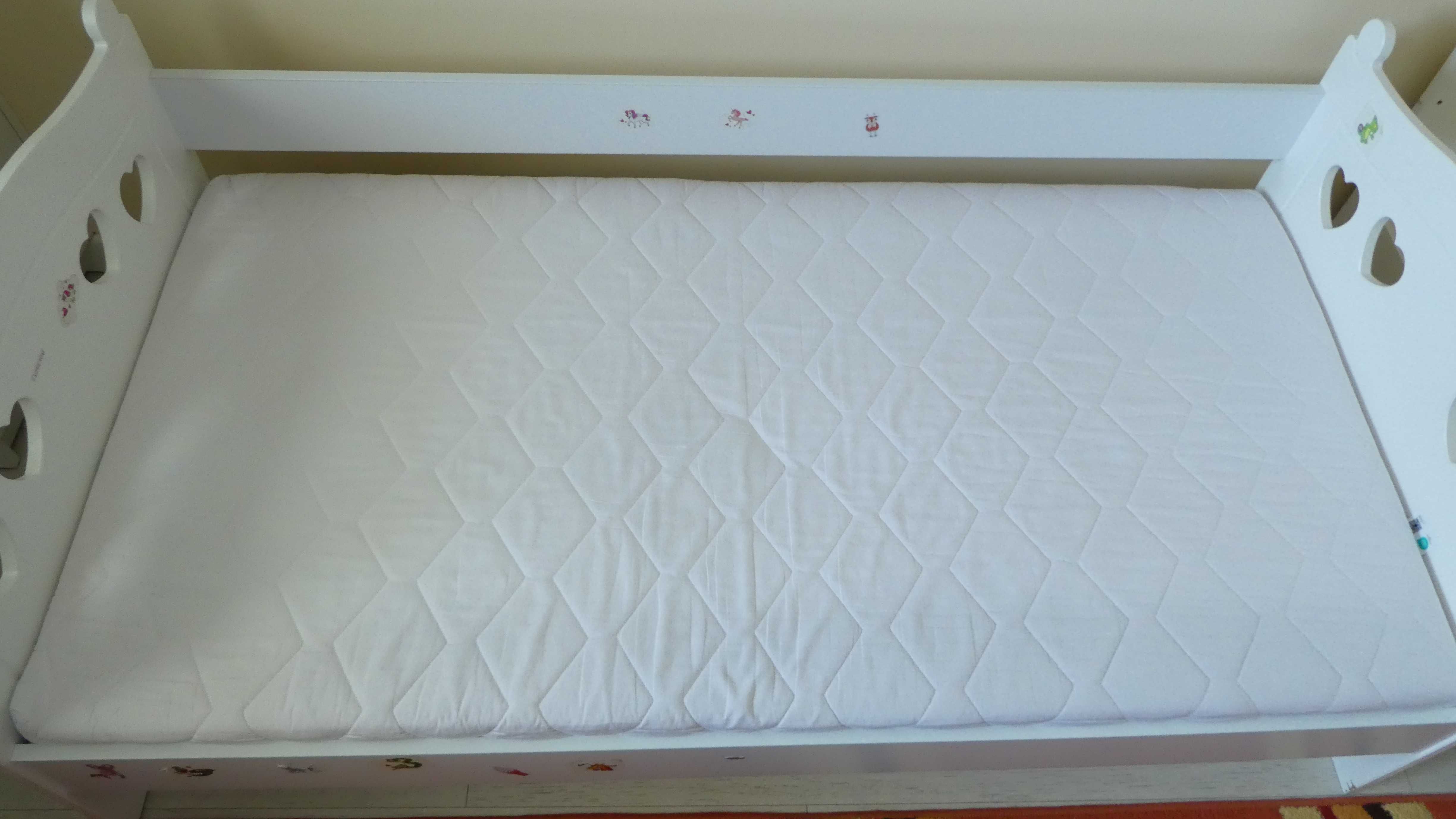Łóżko dziecięce 160x80 serca