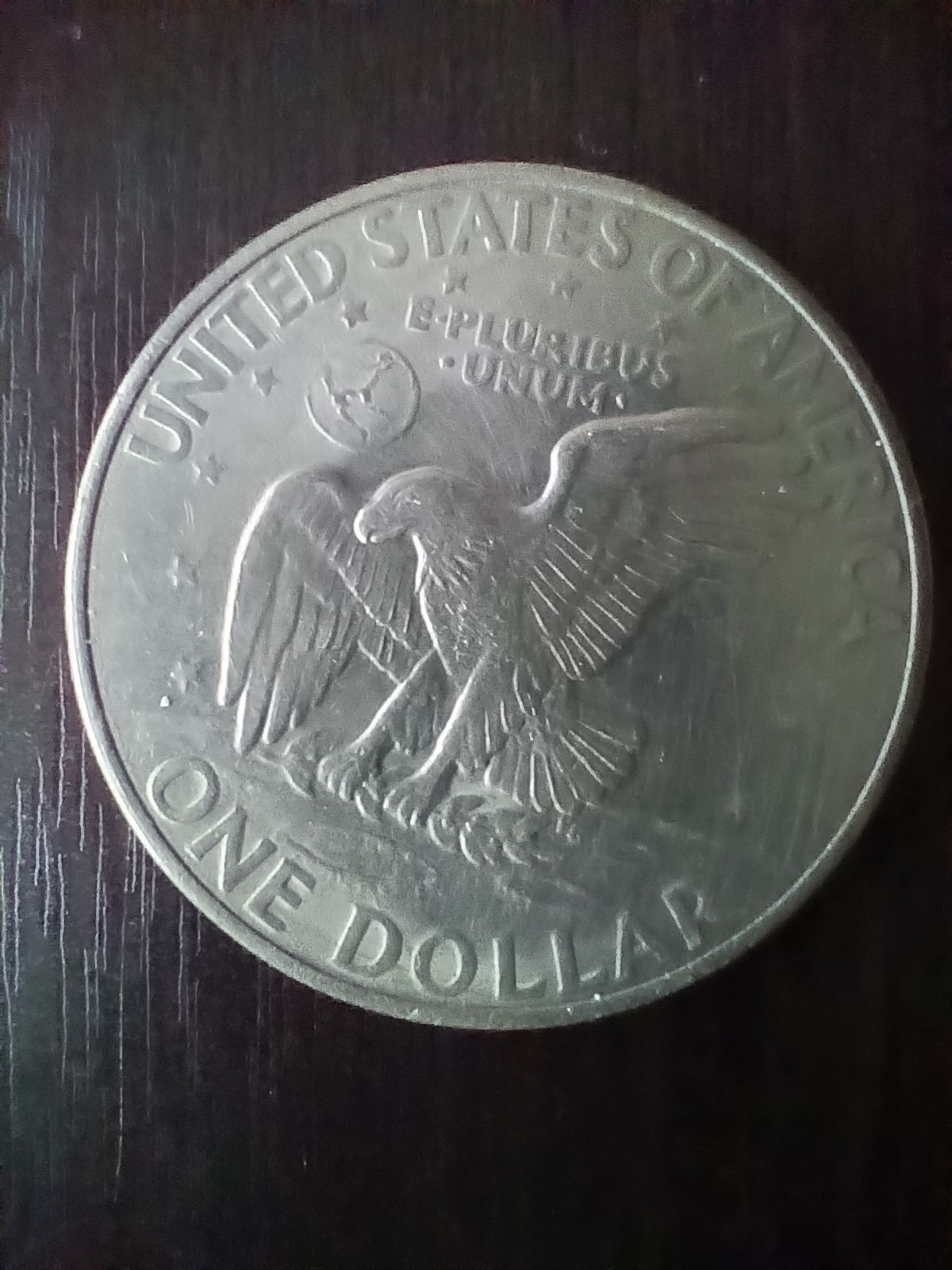 Лунный доллар перевёртыш 1971