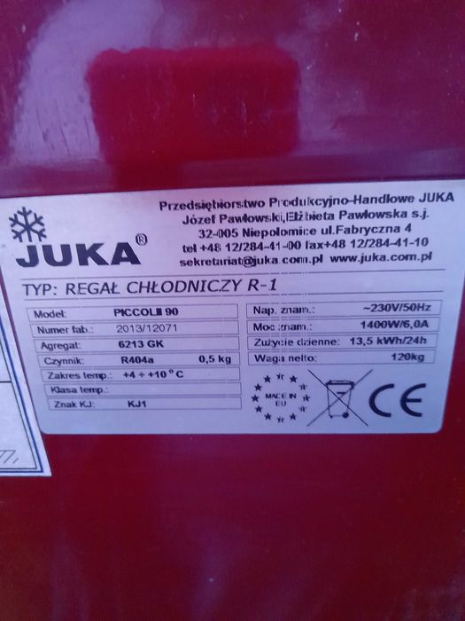 Regał chłodzący SUPER OKAZJA