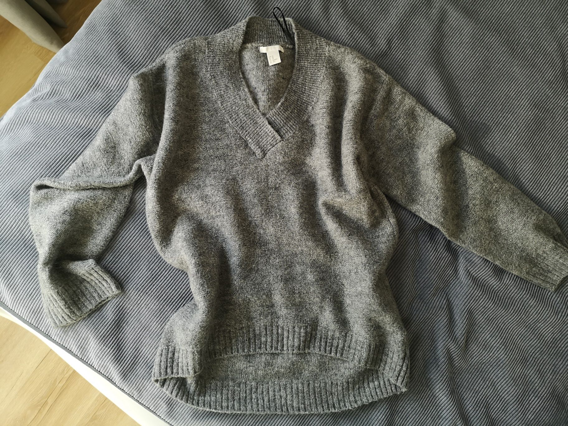 H&M sweter szary r. XS/34