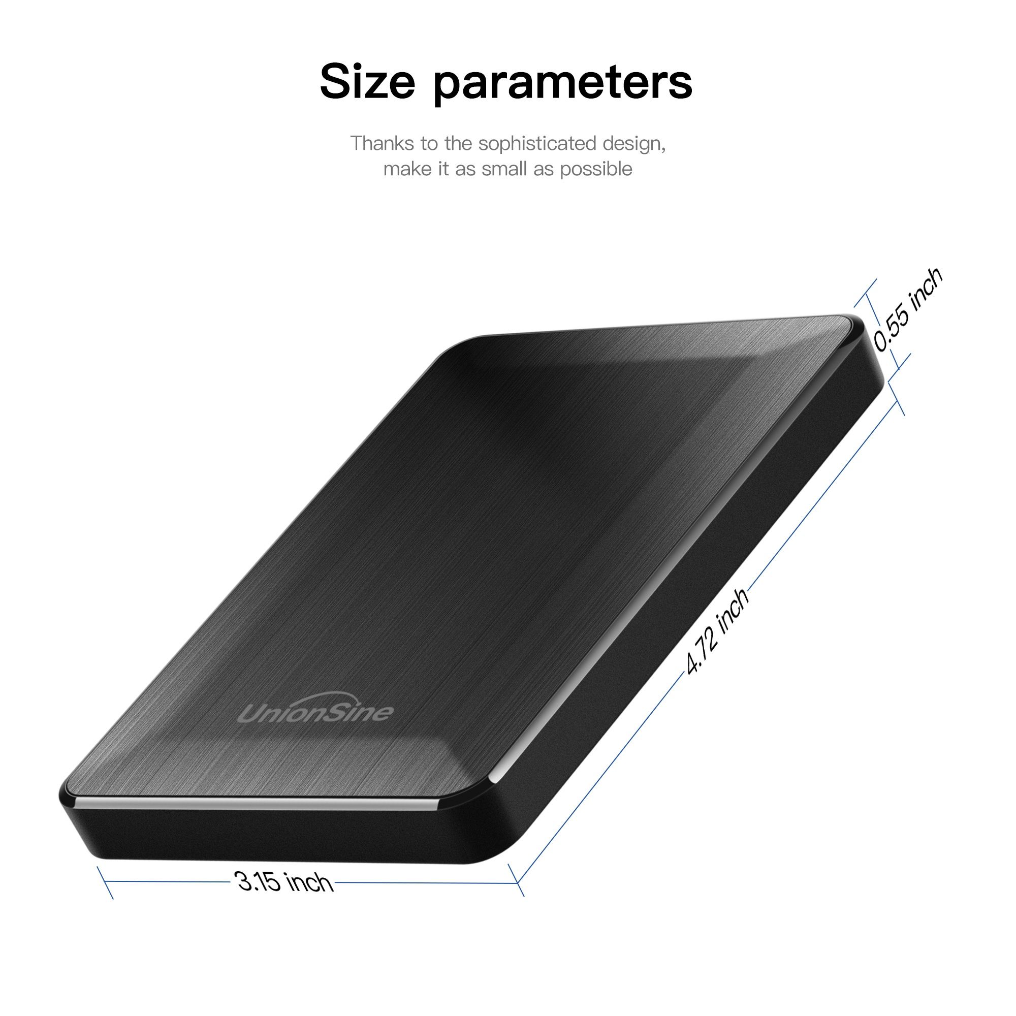 250GB Disco Externo Hard Drive HHD USB 3.0 PC Mac Linux Portátil etc