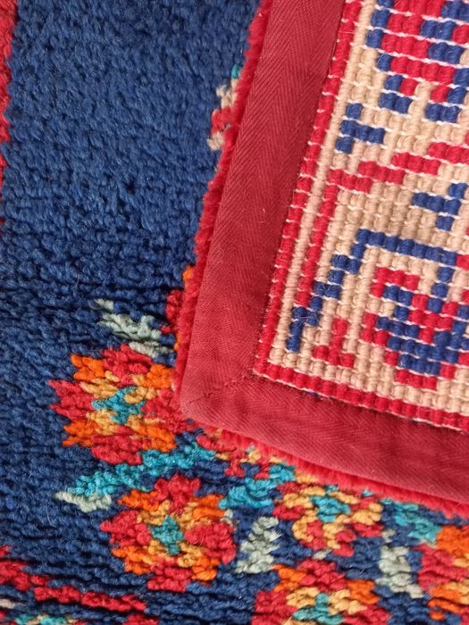 Kobierzec Dywanik Modlitewnik Kilim 100% Wełniany gruby ręcznie tkany