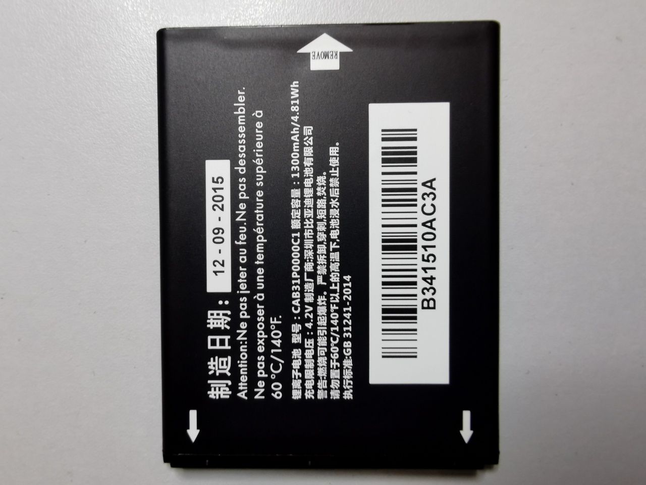 Nowa oryginalna bateria Alcatel CAB31P0000C1