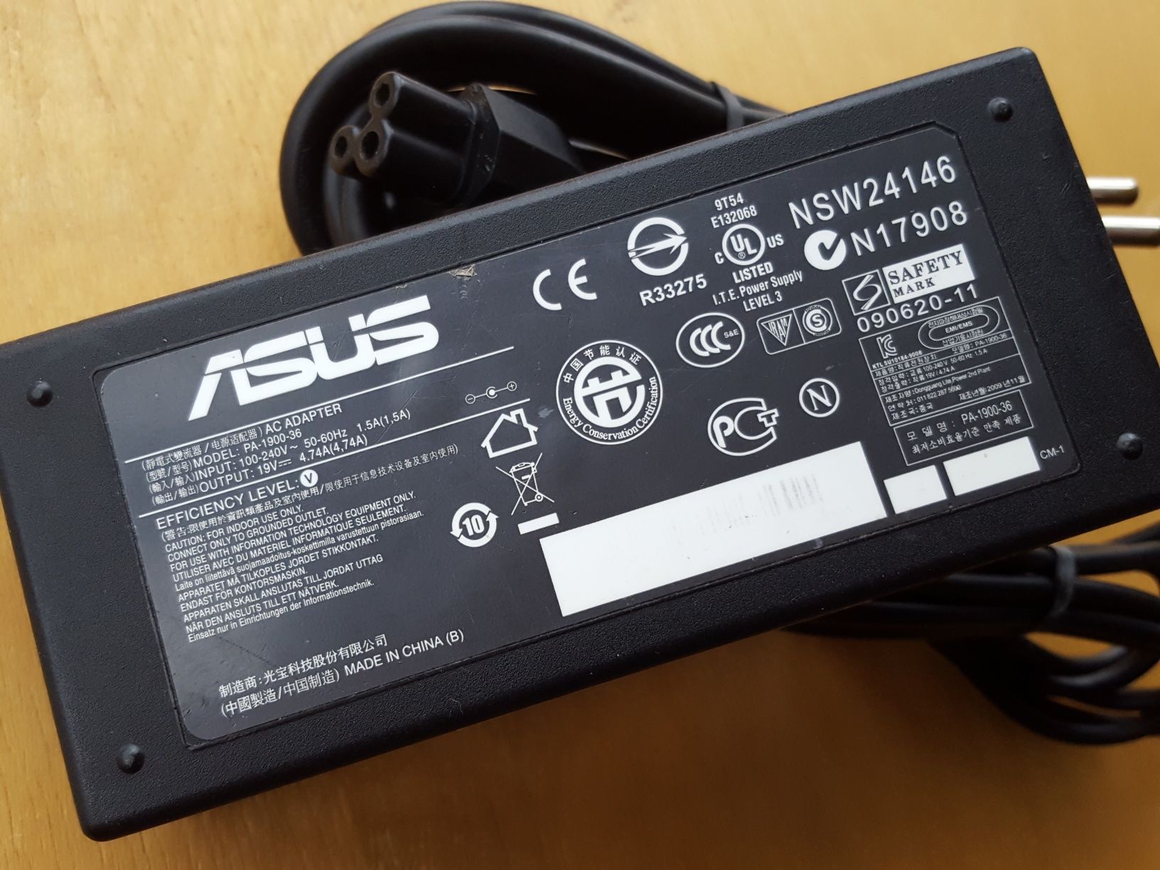 Блок питания Asus Pa-1900-36 90W 19V 4.74A 5.5x2.5mm для ноутбука