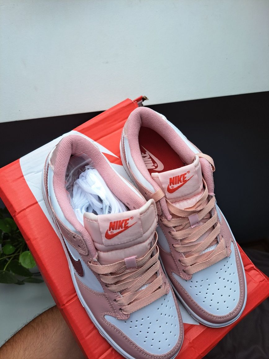 Nike dunk velvet pink roz 39