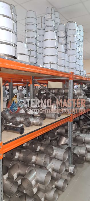 Димохід для твердопаливного котла,каміна, сауни,Чорні труби 180