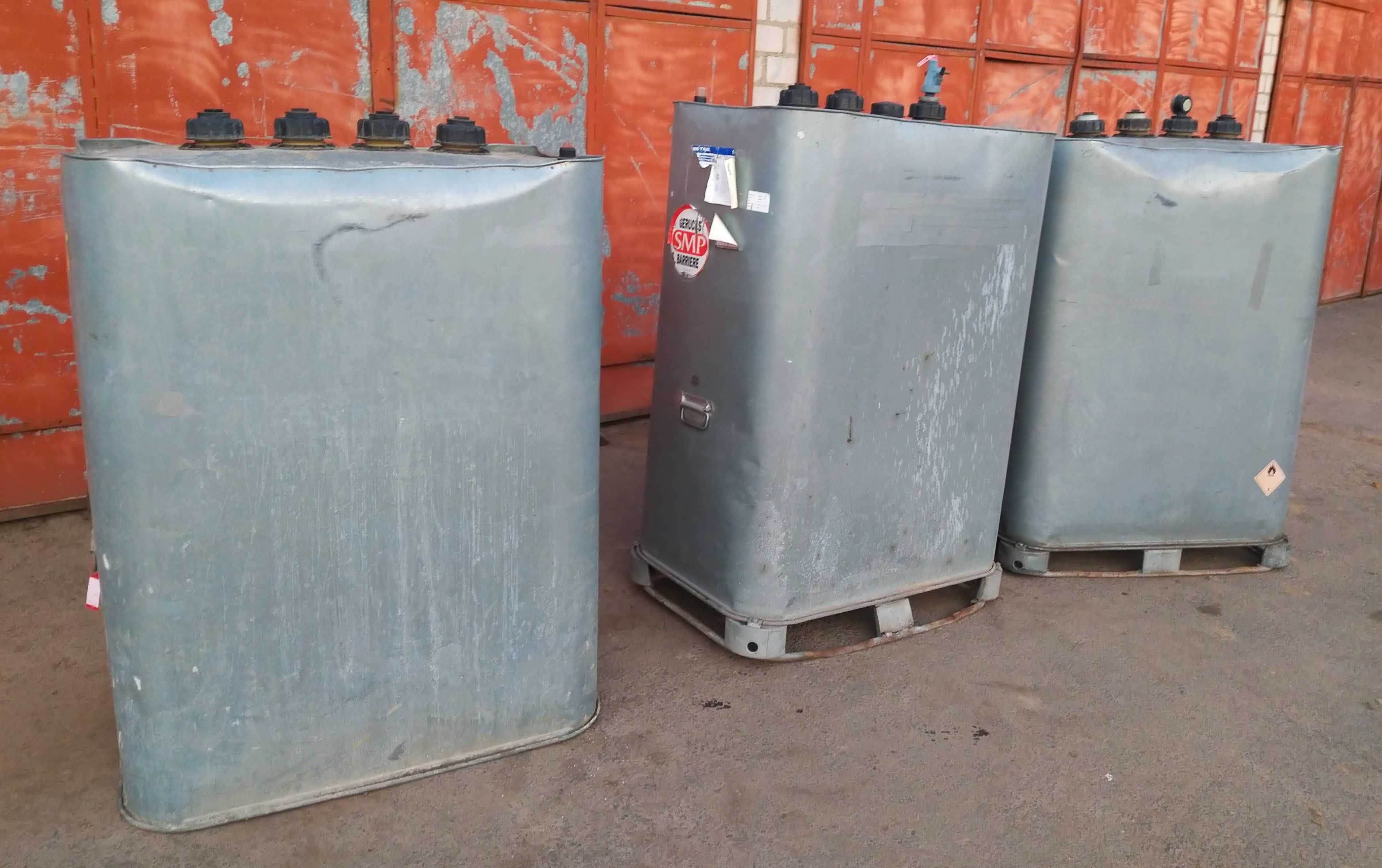 Zbiornik na paliwo ON olej SCHUTZ 1000l dwupłaszczowy 120x80 paleta