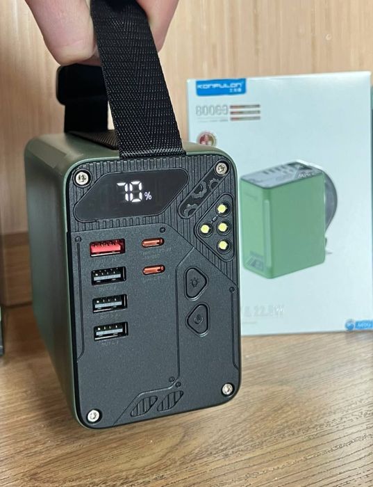 Павербанк Konfulon A49Q 80000mAh(30w). Швидка зарядка.Випуск2025