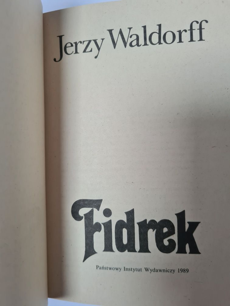 Fidrek - Jerzy Waldorff