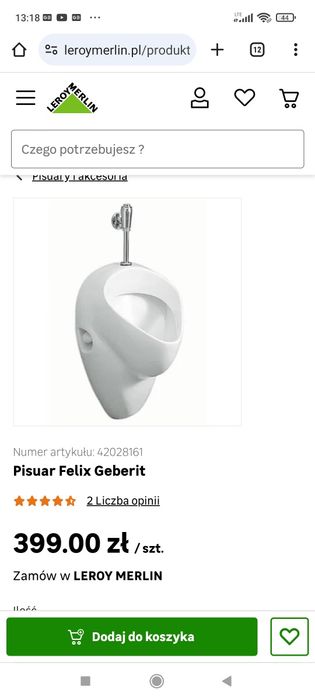 Pisuar Felix Geberit