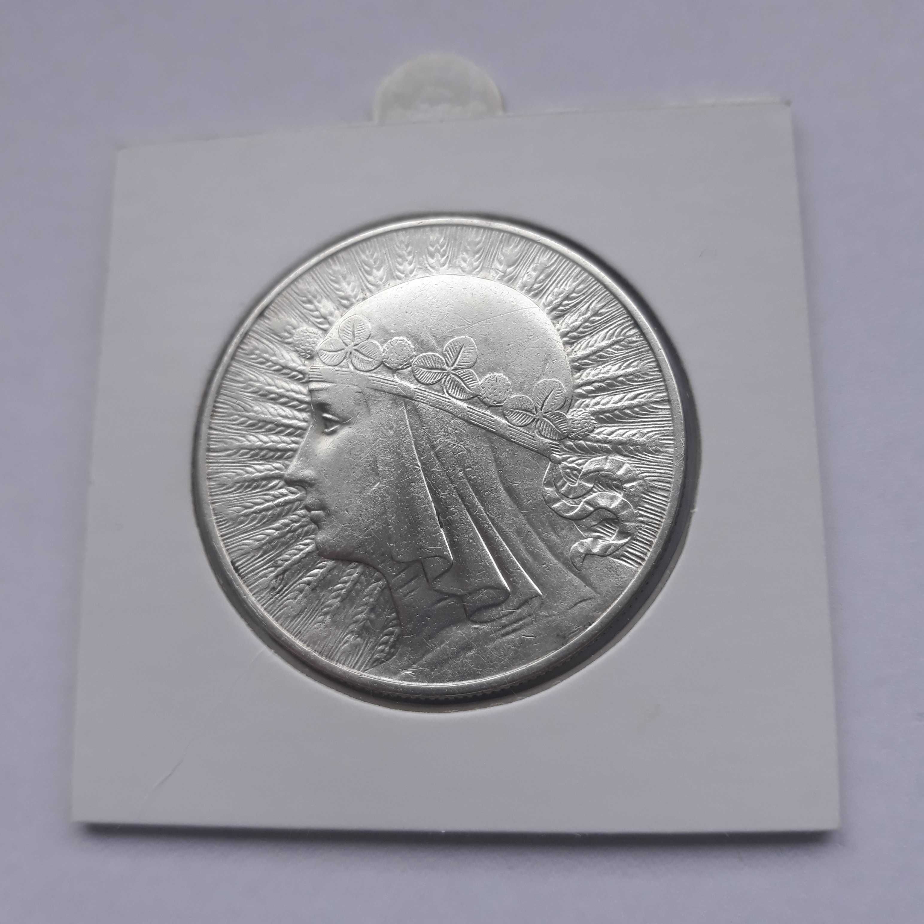 Moneta 10zł Głowa kobiety 1933 srebro monety z 2 RP (nr.21/8)