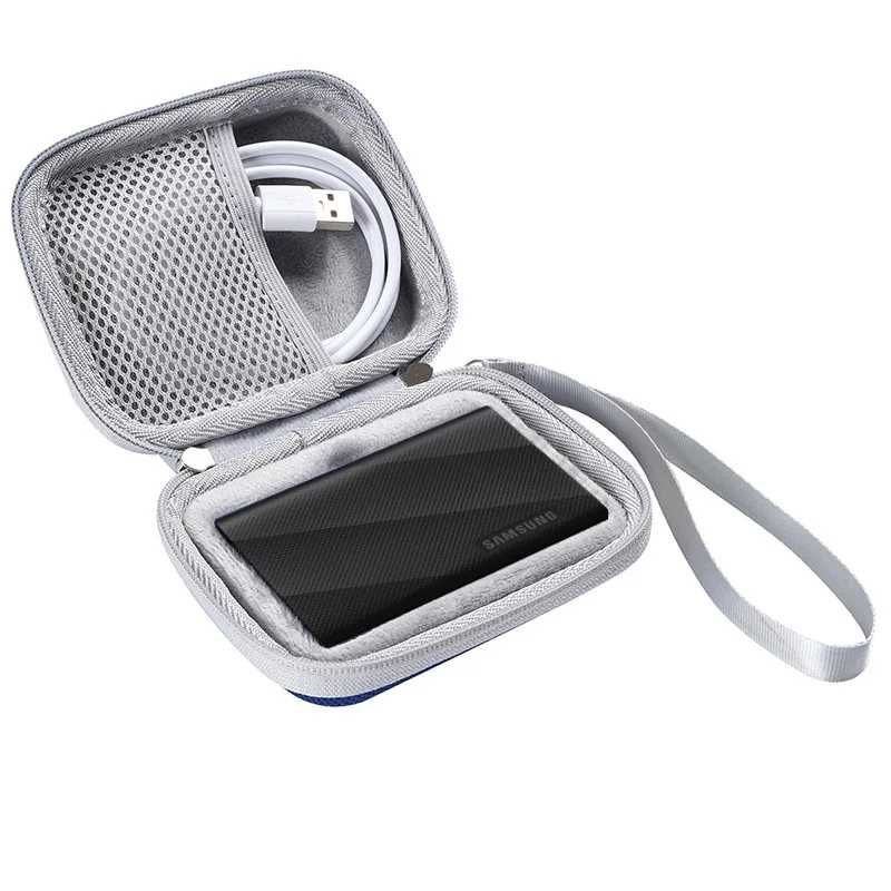 Dedykowany pokrowiec / etui do dysków SSD Samsung T9 Shield niebieski