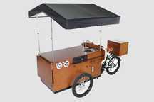 Nowy wózek elektryc kawowy gastronomiczny kawiarnia mobilna rower kawy