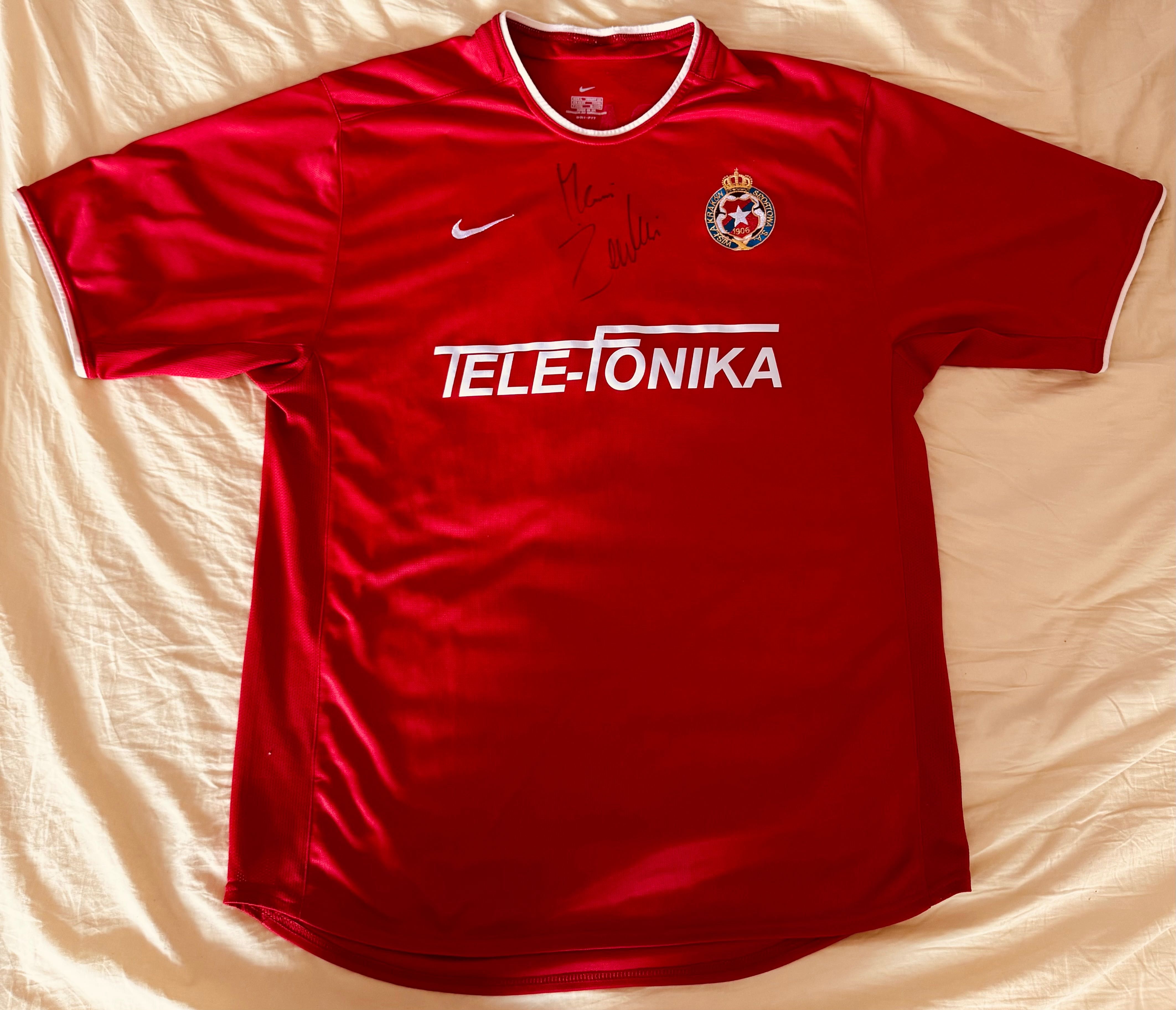 Koszulka Maciej Żurawski Wisła Kraków NIKE 2002/2003