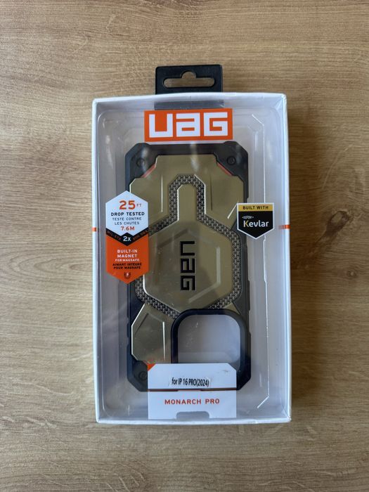 Nowe etui UAG MONARCH PRO Kevlar do iPhone 16 Pro (2024) – oryginał