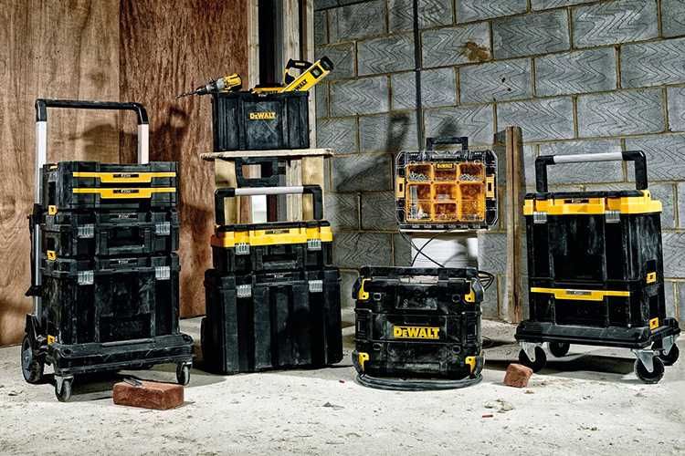 DeWALT TSTAK 2.0 комплект ящиків, візок тележка органайзер. Доставка 0