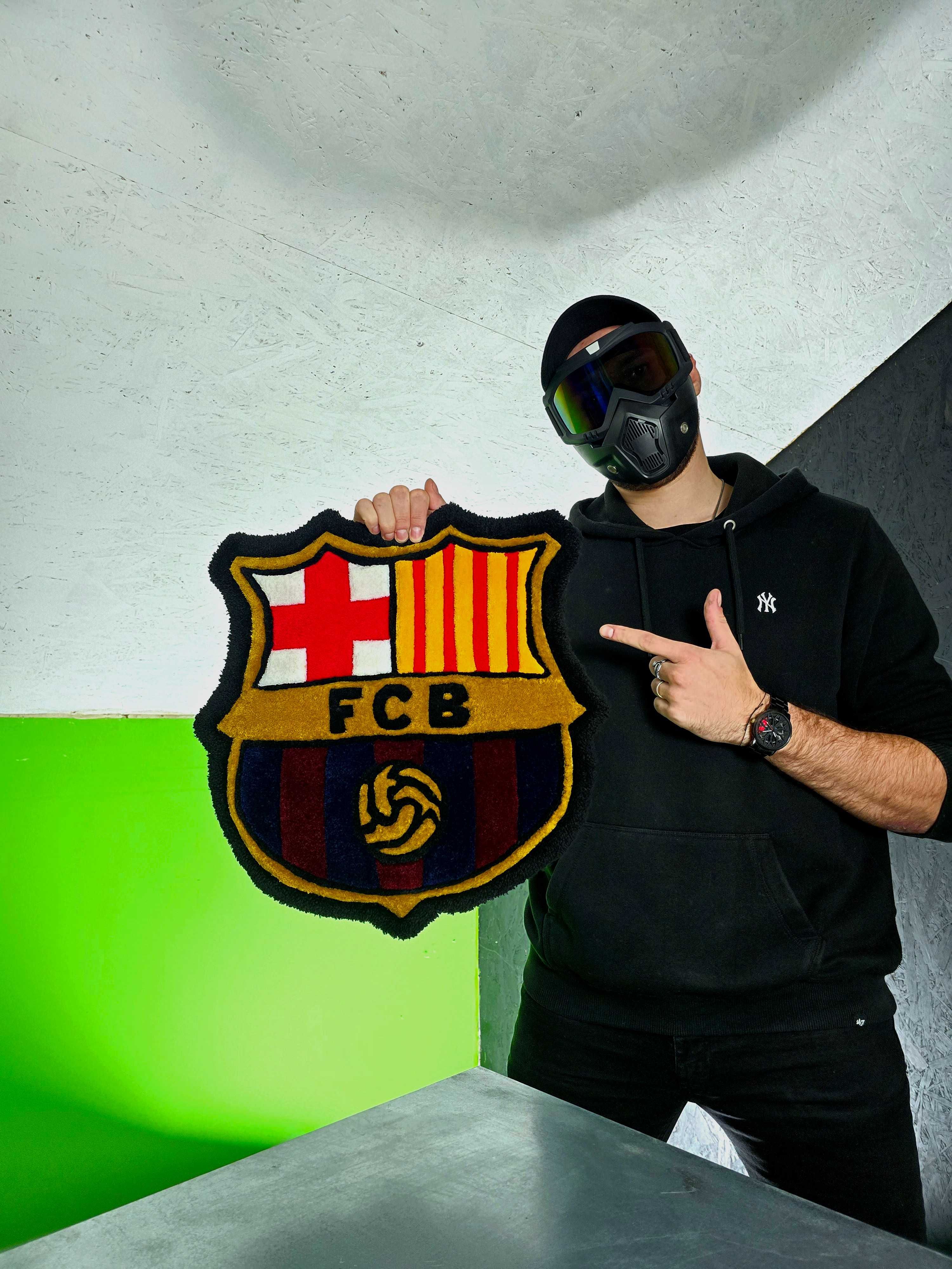FCB - FC BARCELONA - TUFTING - ręcznie szyty dywan/dywanik/ozdoba