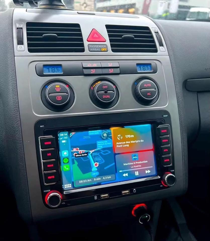 Radio 2din android carplay sirocco golf touran audi passat vw bmw polo