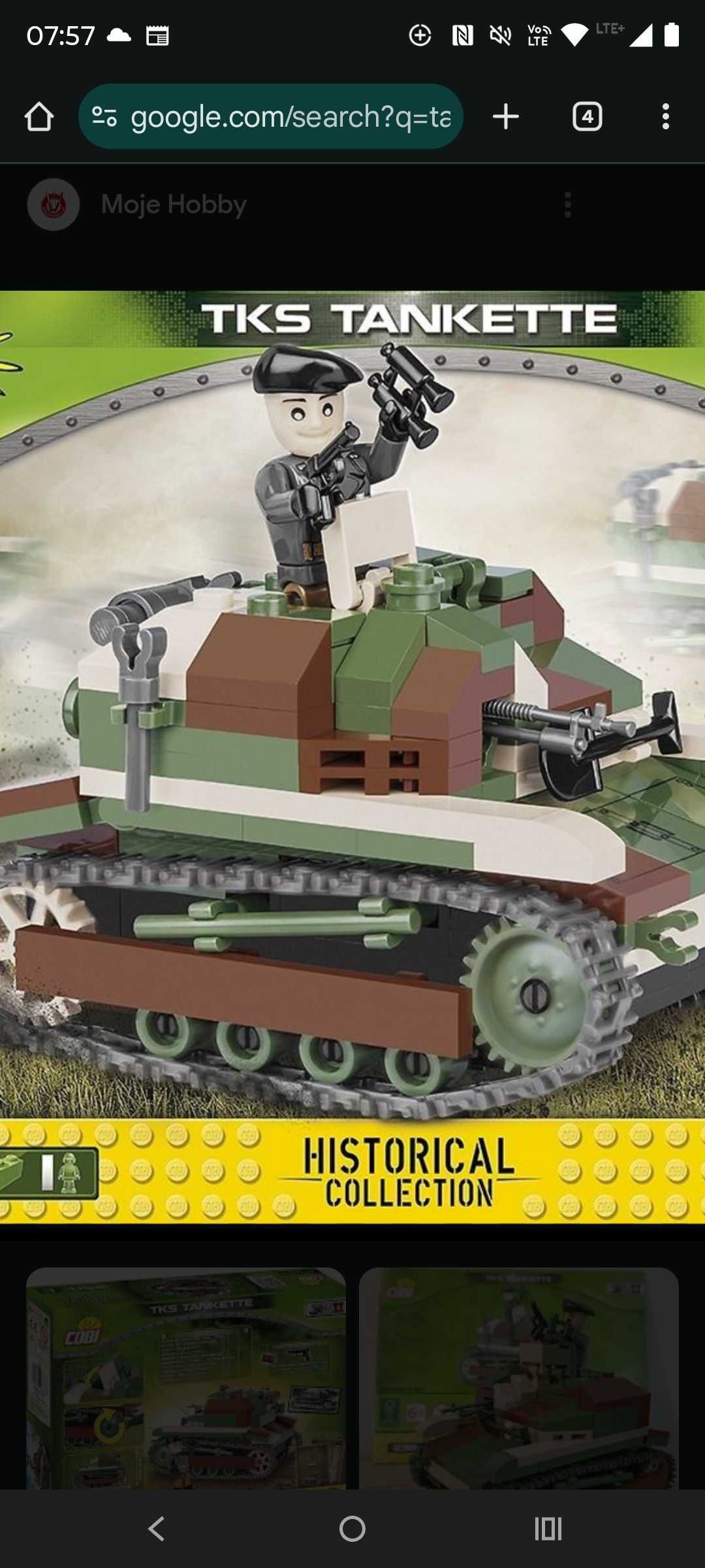 Tankietka cobi dla pawła