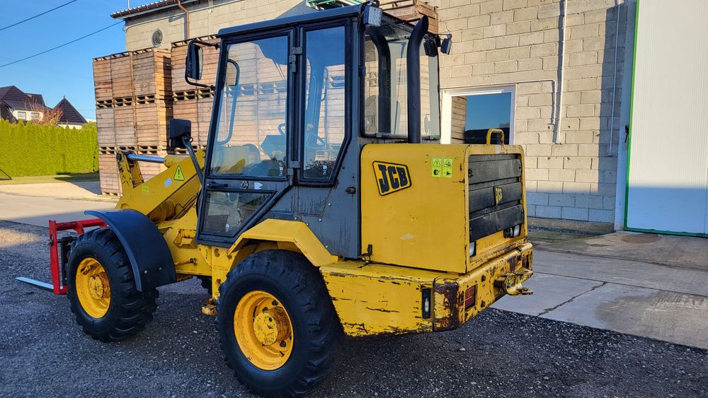 Ładowarka JCB 406 super stan widły + łyżka