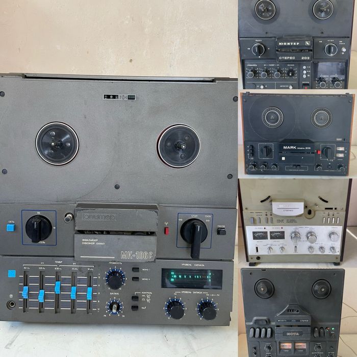 бобинные магнитофоны Юпитер Союз Маяк Нота