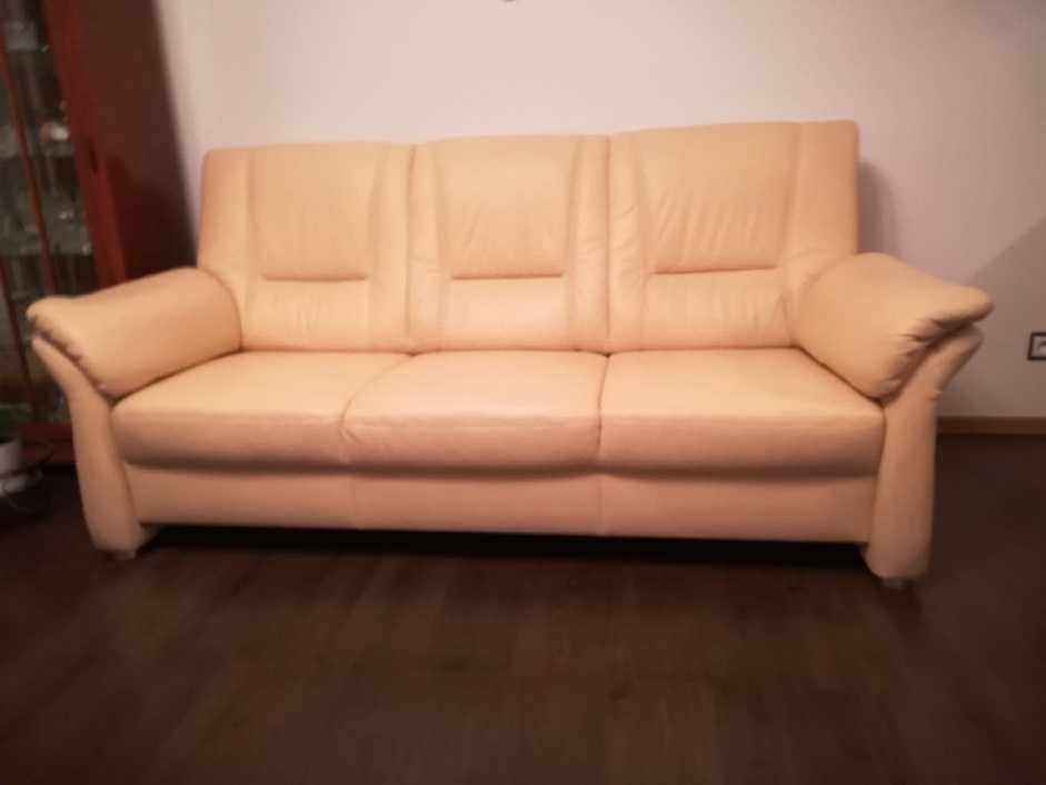 Sofa salonowa skórzana włoska