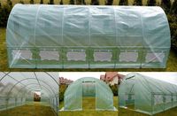 Садова теплиця велика 18м² + вікна Парник теплица из пленки 3х-шарова