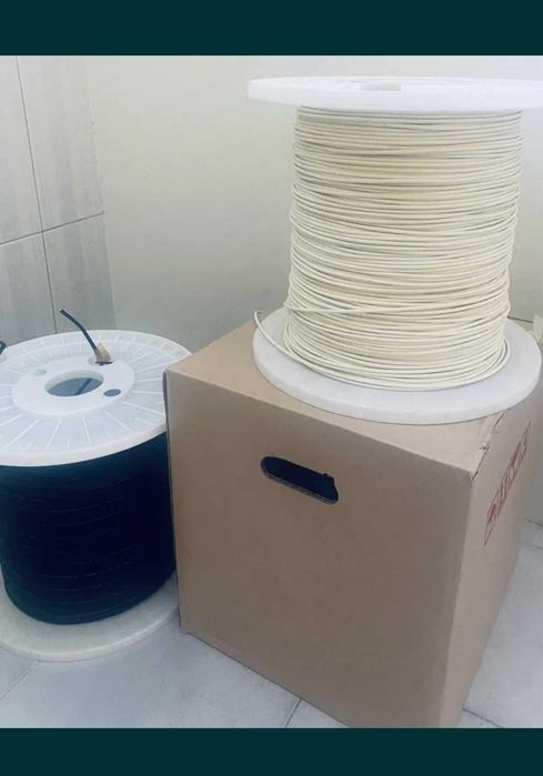 Bobines de fibra interior e exterior novos