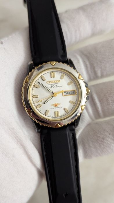 Часы Citizen automatic 100 м, годинник механічний сітізен Японія