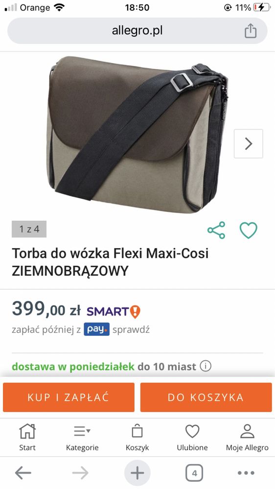 Nowa torba Maxi Cosi flexi