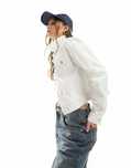 miss selfridge 42 xl biała kurtka jeansowa h15792