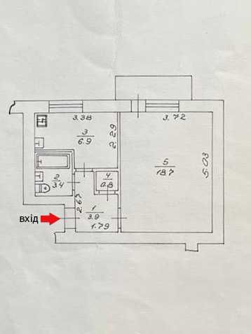 Продається квартира-студія по вул. Героїв ЗСУ