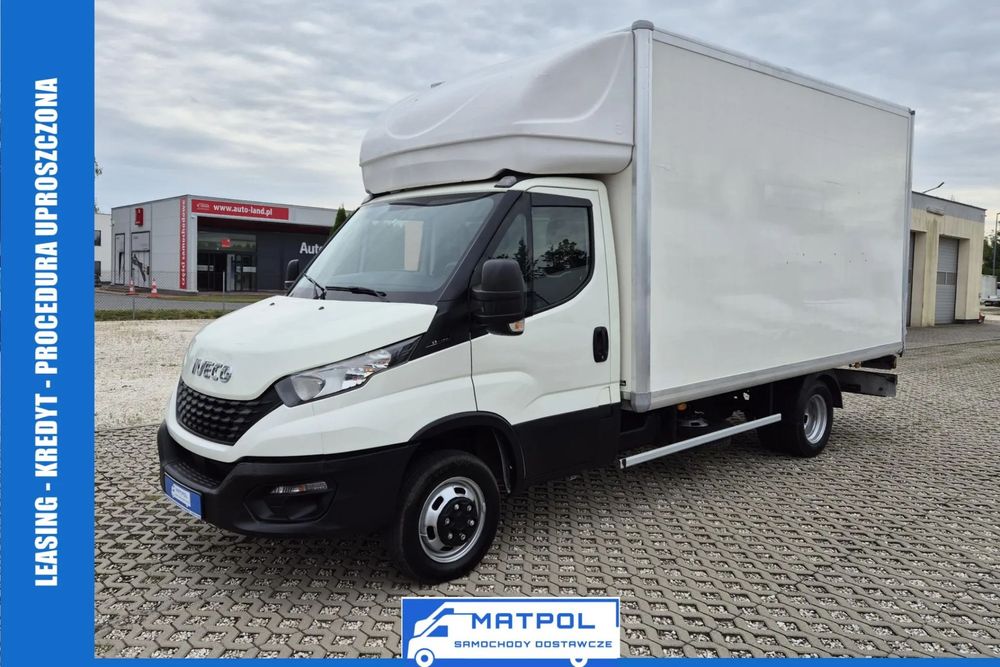 Iveco Daily 35C14, Kontener 8PAL, Winda 750KG, klimatyzacja  tempomat, kat.b, bliźniaki, d.hollandia, manual, r.osi 4.10m
