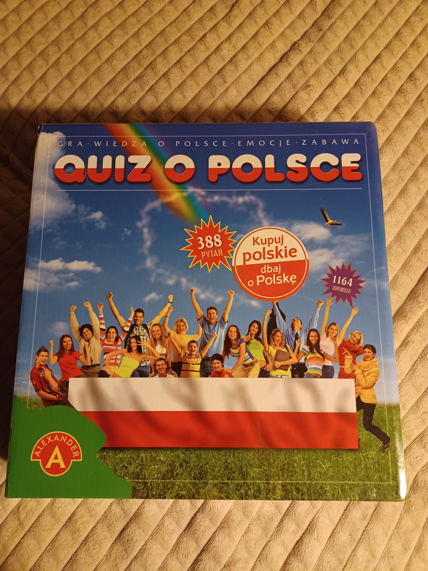 Gra planszow Quiz o Polsce -nowa folia