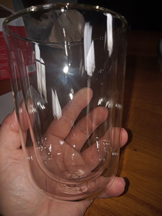 Szklanki do cappucino 300 ml - próżniowe, termiczne 3 szt. NOWE !!!
