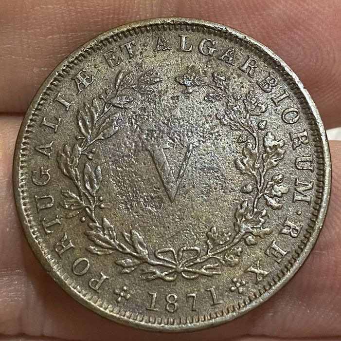 Moeda V Reis D LUIS I - 1871