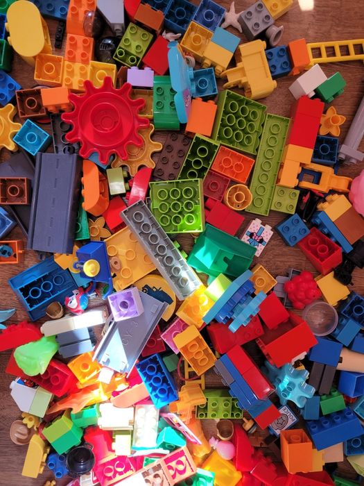 Klocki lego duplo 7kg dla dziewczynki i chłopca  playmobi