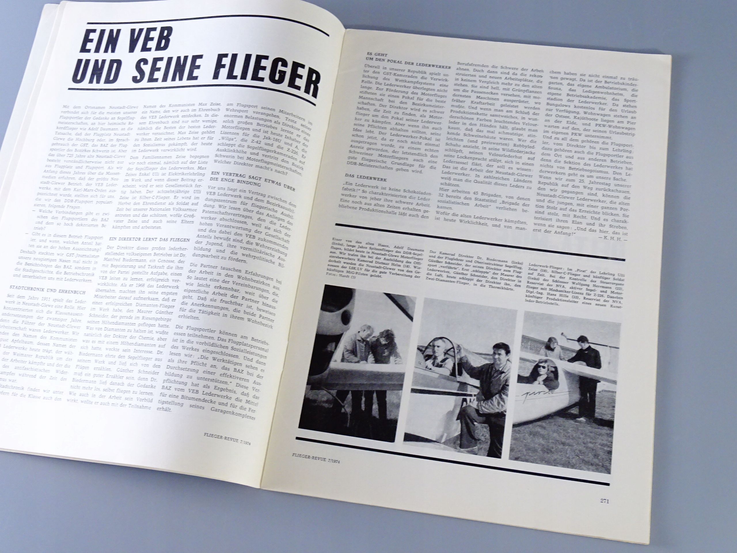 magazyn lotnictwo lata 70-te flieger revue samolot