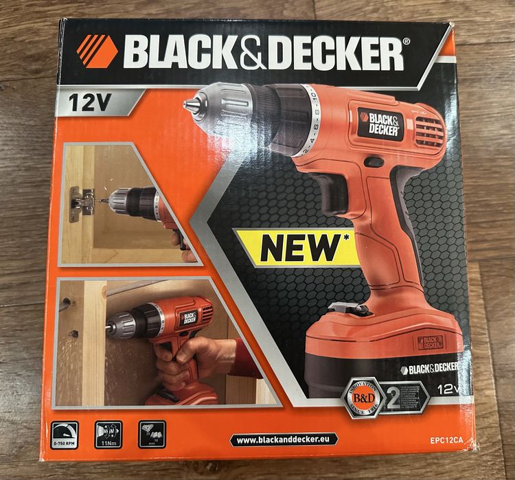 Шуруповерт акумуляторний Black & Decker 12v