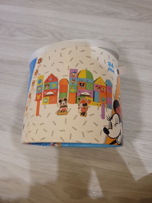 Drewniane klocki myszka miki