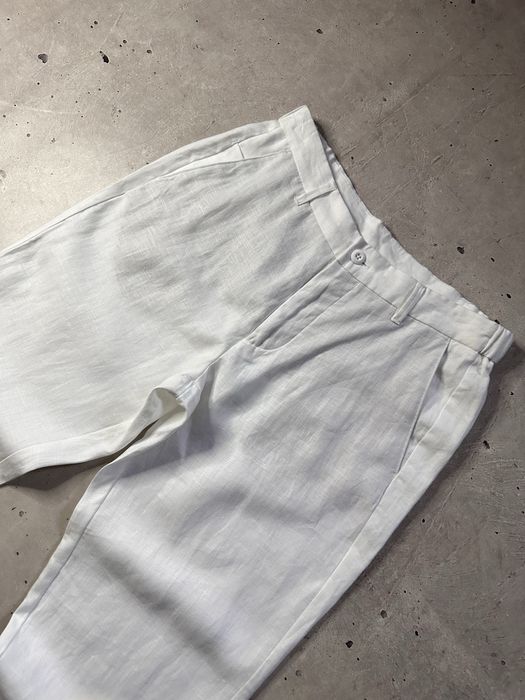 Massimo Dutti Linen Pants Original білі штани брюки льон оригінал